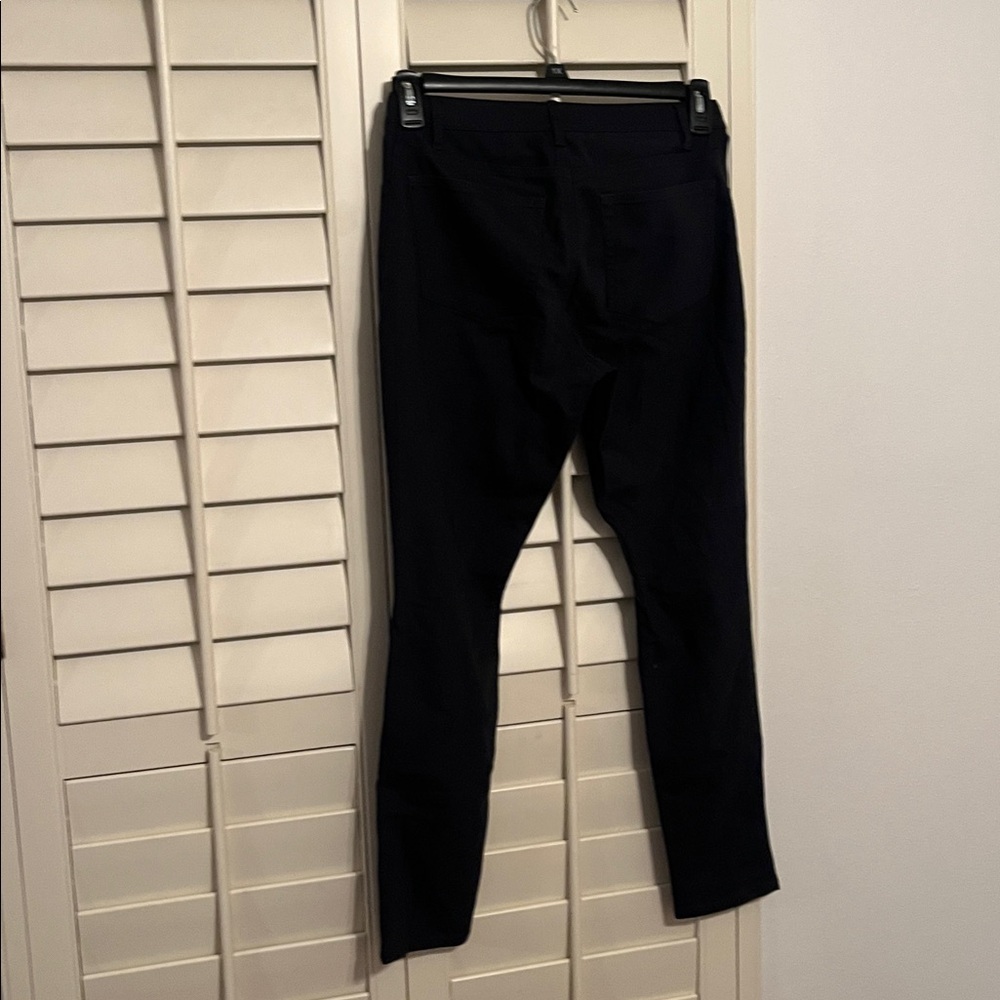 Theory Billy AW PAVIA Navy Skinny Jeans Size 31 USA MADE *Missing Button* - Picture 4 of 9